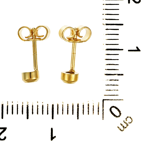 Ohrstecker, 14K, Gelbgold, Brillant