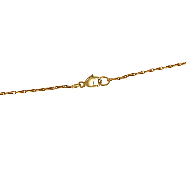Collier, 14K, Gelbgold, Brillant