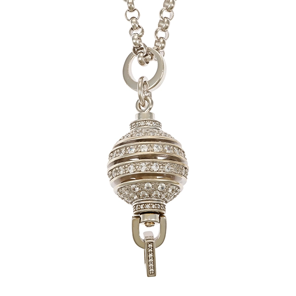 Collier, 925, Silber, Zirkonia