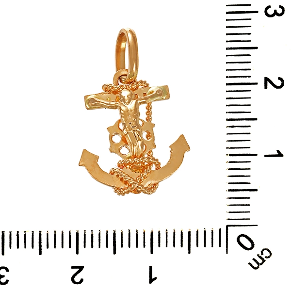 Anhänger, 14K, Gelbgold