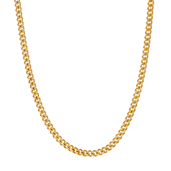 Collierkette, 8K, Gelbgold, Panzer-