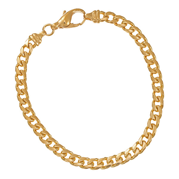Armband, 14K, Gelbgold, Panzer-