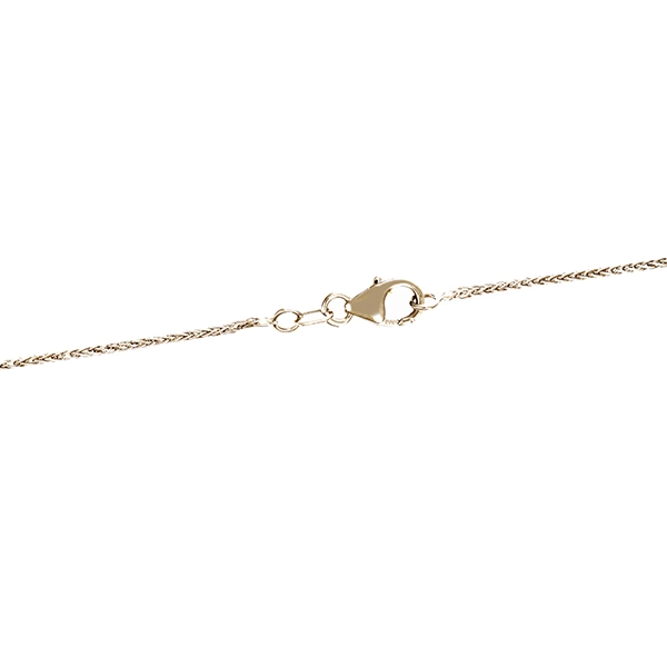 Collier, 14K, Weißgold, Brillant 0,20 ct