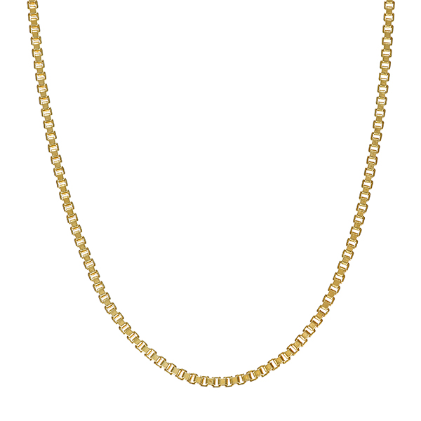 Collierkette, 14K, Gelbgold, Venezianer-