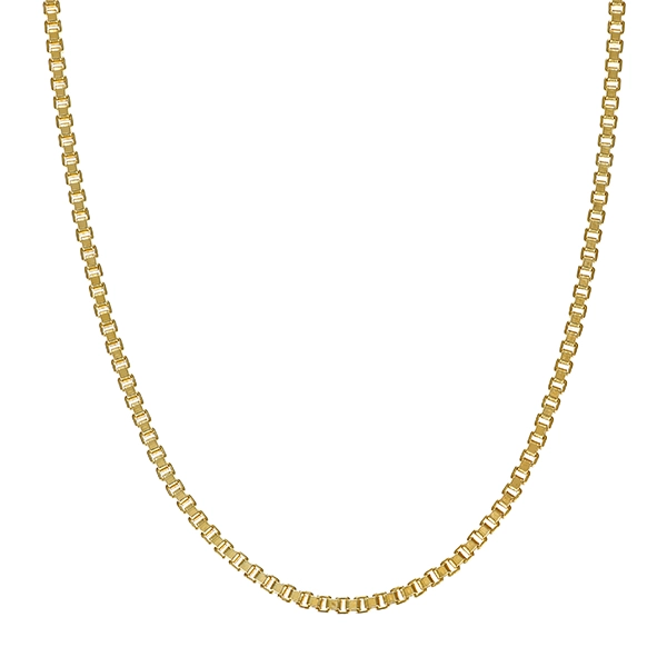 Collierkette, 14K, Gelbgold, Venezianer-