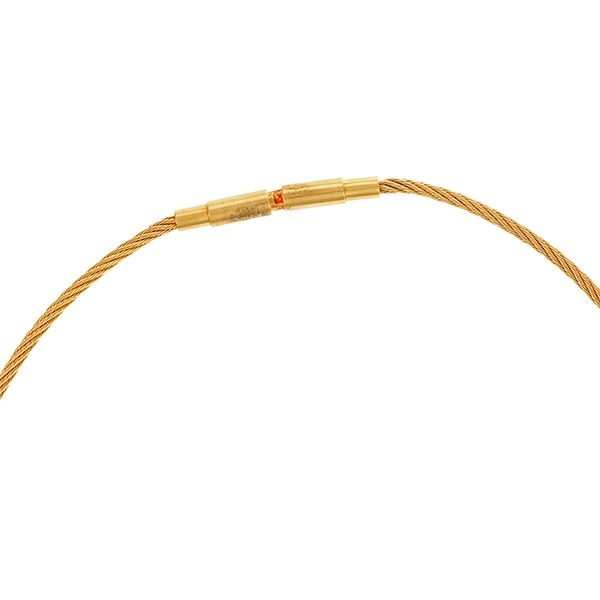 Collier, 18K, Gelbgold, Citrin
