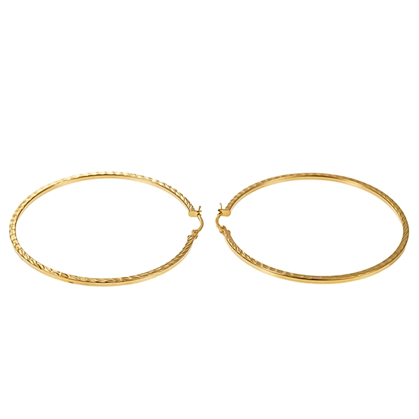Creolen, 14K, Gelbgold
