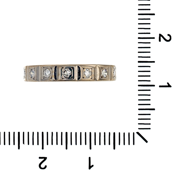 Diamantring, 14K, Weißgold, Diamanten 0,30 ct