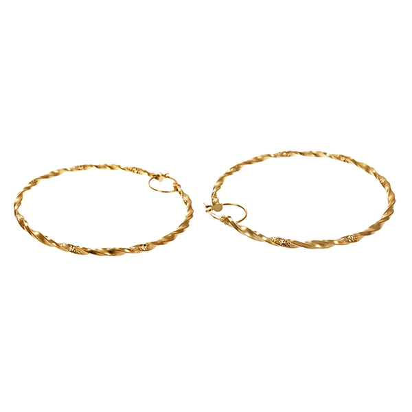 Creolen, 14K, Gelbgold