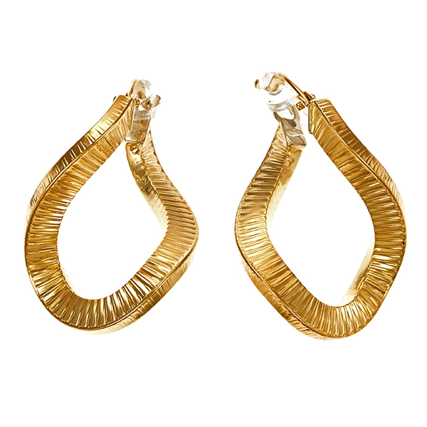 Creolen, 14K, Gelbgold