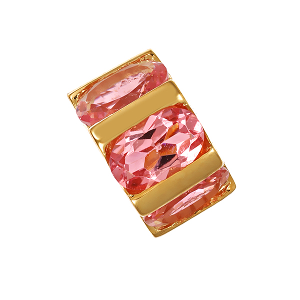 Anhänger, 9K, Gelbgold, Turmaline