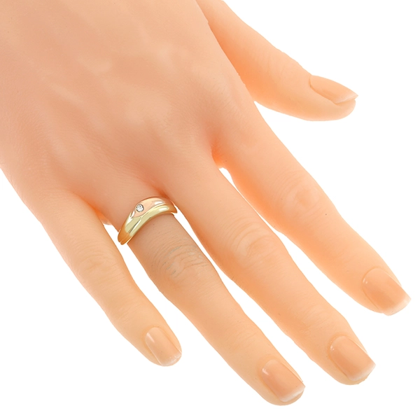 Diamantring, 14K, Rot-/Gelbgold, Brillant