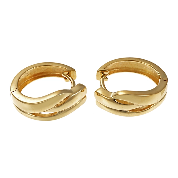 Ohrschmuck, 8K, Gelbgold, Creolen