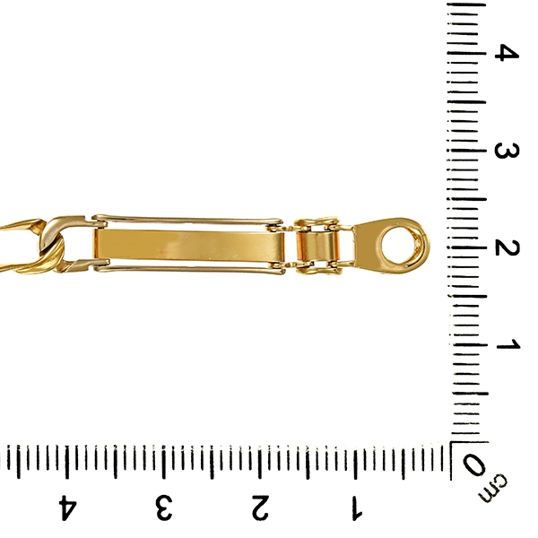 Armband, 14K, Gelb-/Weißgold