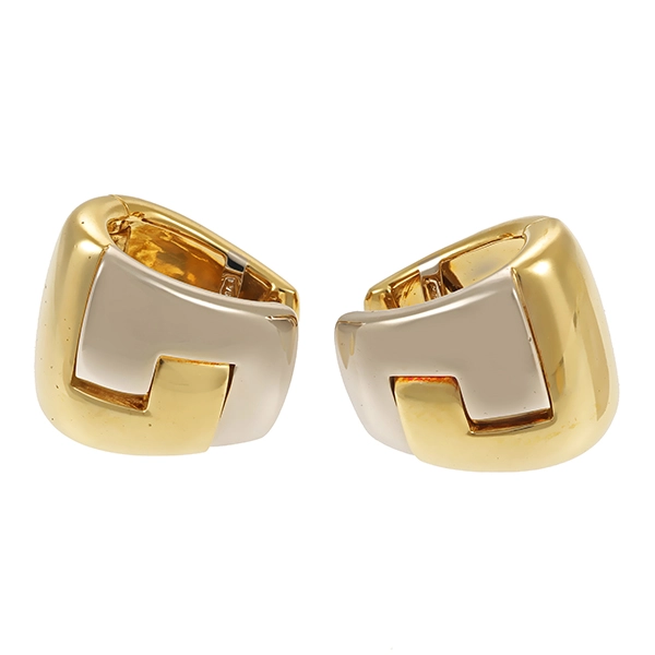 Ohrhänger, 18K, Gelb-/Weißgold