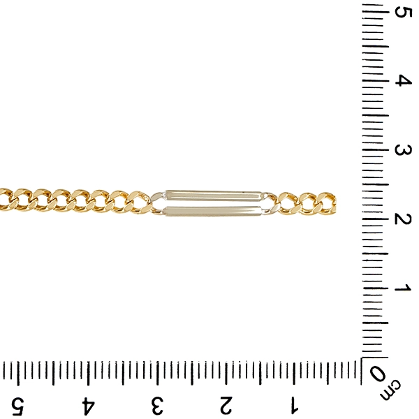 Armband, 14K, Gelb-/Weißgold