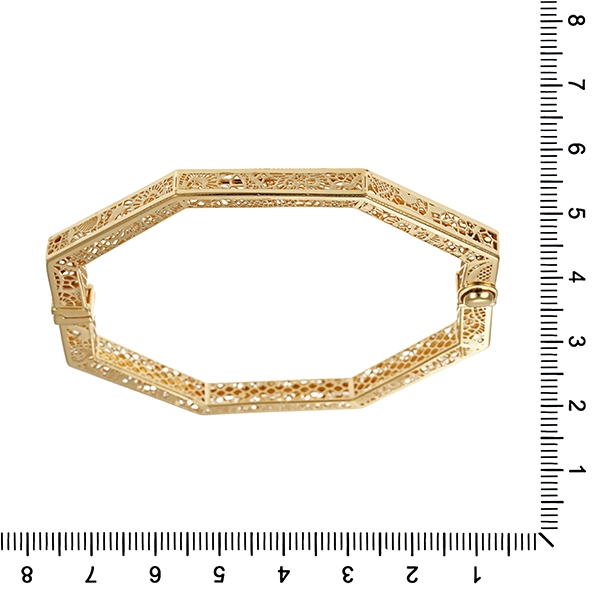 Armreif, 14K, Gelbgold
