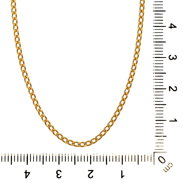 Kette, 8K, Gelbgold, Panzer-