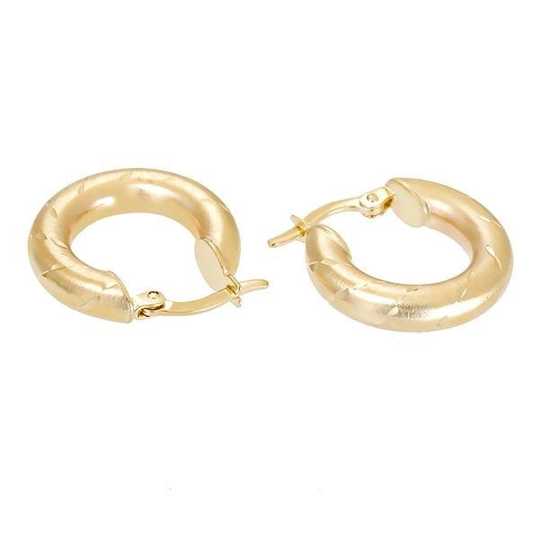 Creolen, 14K, Gelbgold