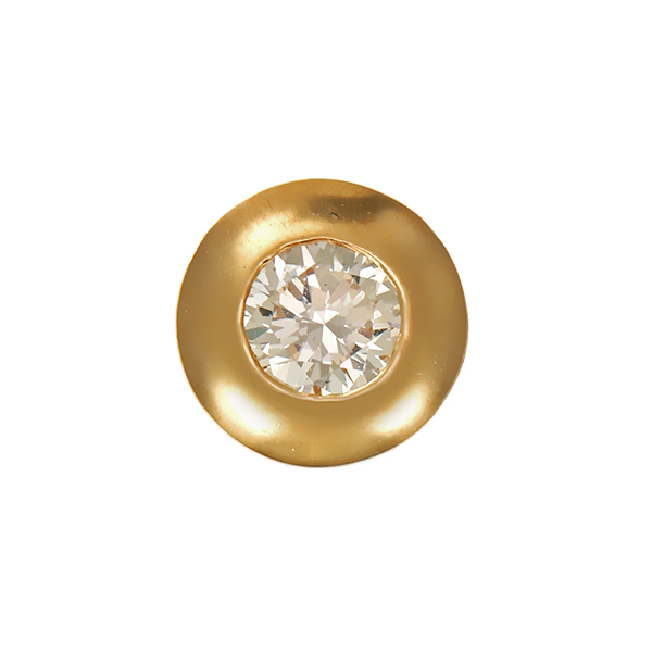 Anhänger, 14K, Gelbgold, Brillant 0,45 ct