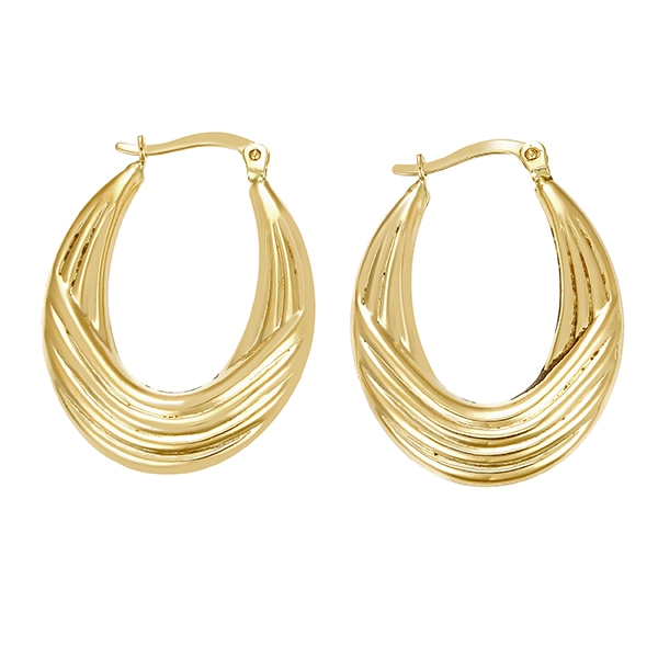 Creolen, 14K, Gelbgold