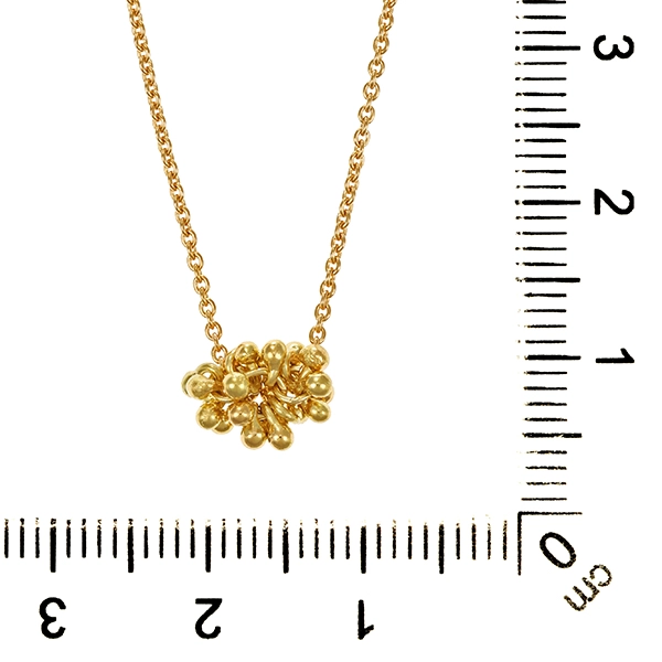Collier, 18K, Gelbgold, Anker-