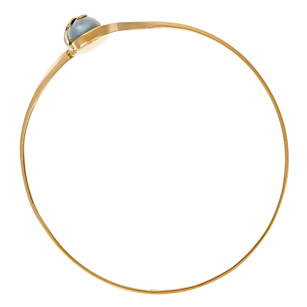 Armreif, 14K, Gelbgold, Perle