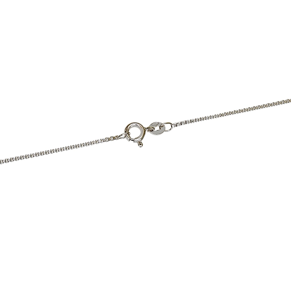 Goldkette Venezianer-, 14K, Weißgold