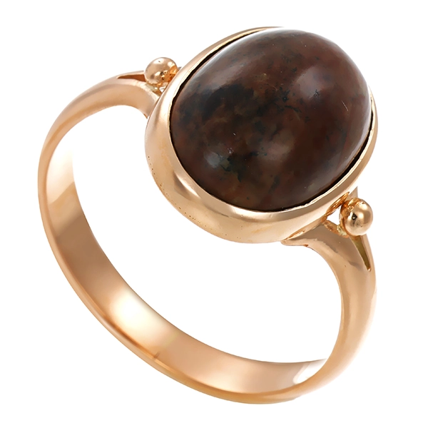 Ring, 8K, Gelbgold, Jaspis