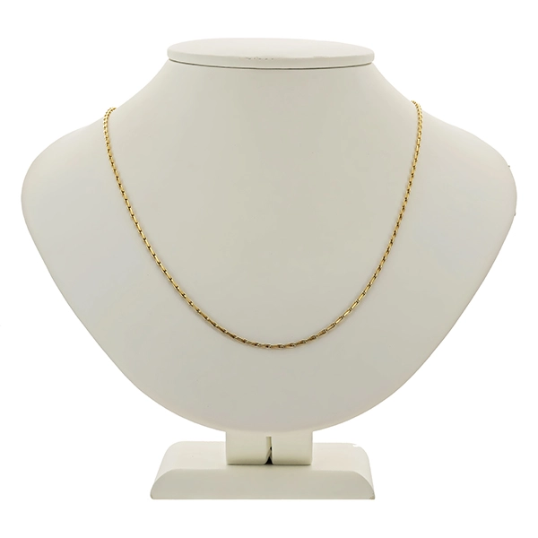 Collierkette, 14K, Gelbgold, Haferkorn-