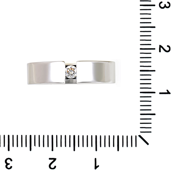 Diamantring, 14K, Weißgold, Brillant