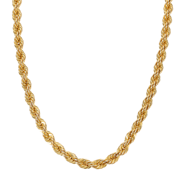 Collierkette, 14K, Gelbgold, Kordel-