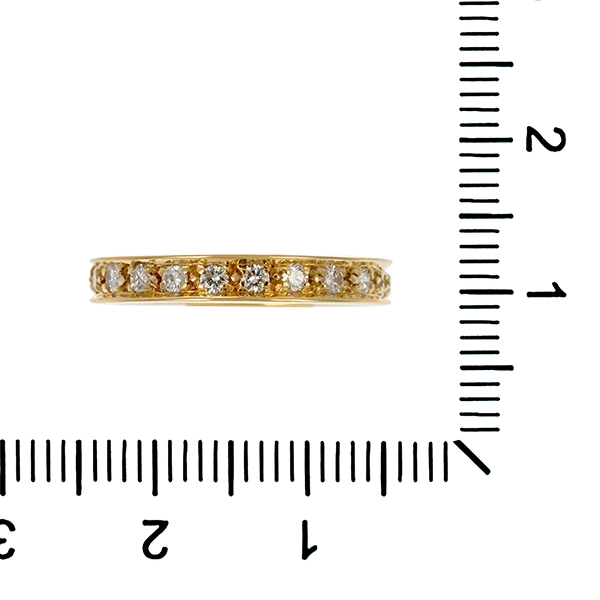 Memoirering, 18K, Gelbgold, Brillanten