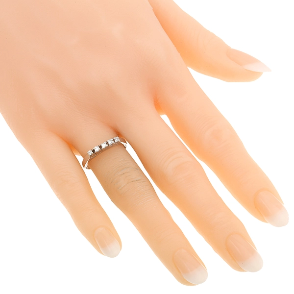 Diamantring, 14K, Weißgold