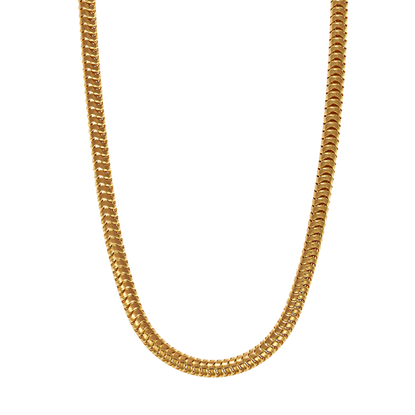 Kette, 14K, Gelbgold, Schlange