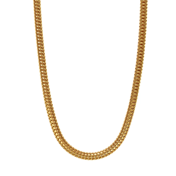 Kette, 14K, Gelbgold, Schlange