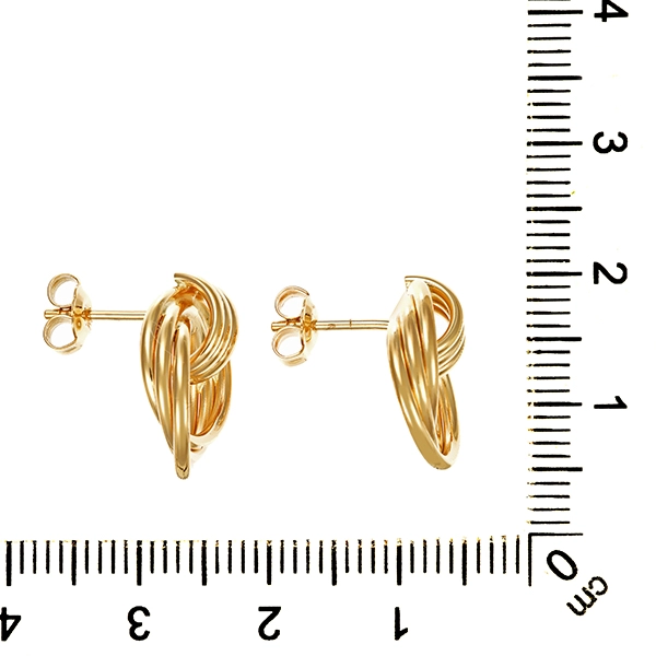 Ohrstecker, 8K, Gelbgold