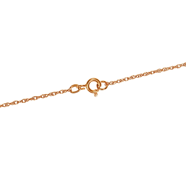 Collierkette, 14K, Rotgold, Doppelanker-