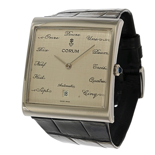 Herrenuhr, Corum 'Buckingham' Automatik