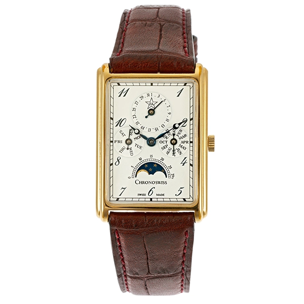 Herrenuhr Chronoswiss 'Rectangular' Vollkalender