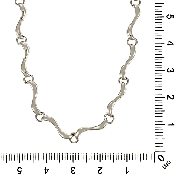 Collier, 14K, Weißgold