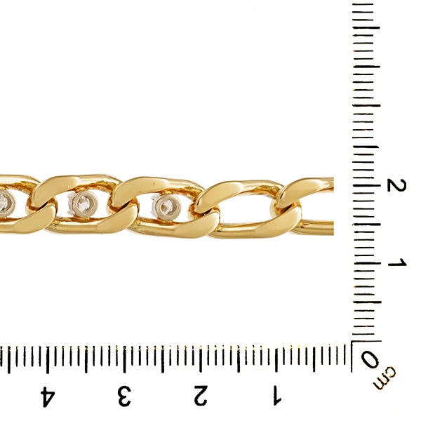 Armband, 14K, Gelbgold, Brillanten 0,56 ct
