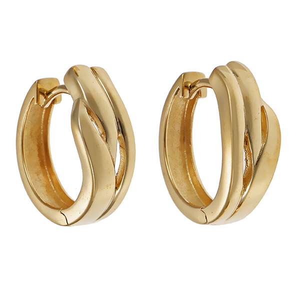 Ohrschmuck, 8K, Gelbgold, Creolen