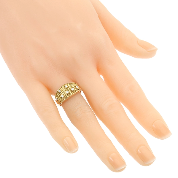 Diamantring, 18K, Gelbgold, Brillant