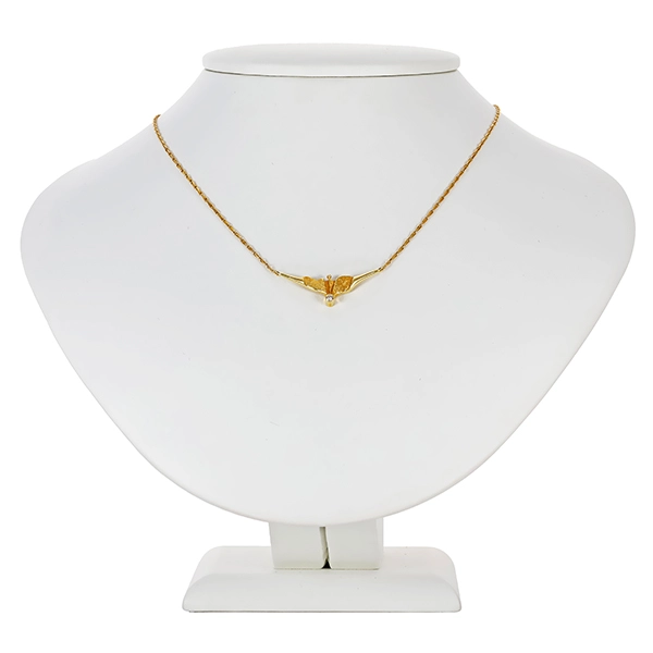 Collier, 14K, Gelbgold, Brillant