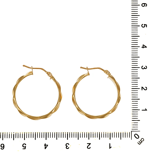 Creolen, 9K, Gelbgold