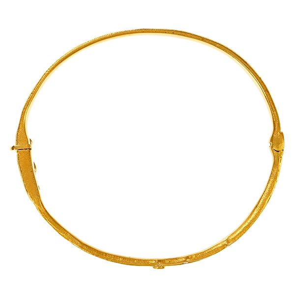 Armreif, 18K, Gelbgold, Brillanten