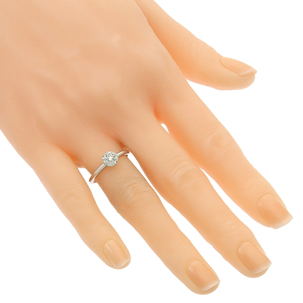 Diamantring, 18K, Weißgold, Brillanten