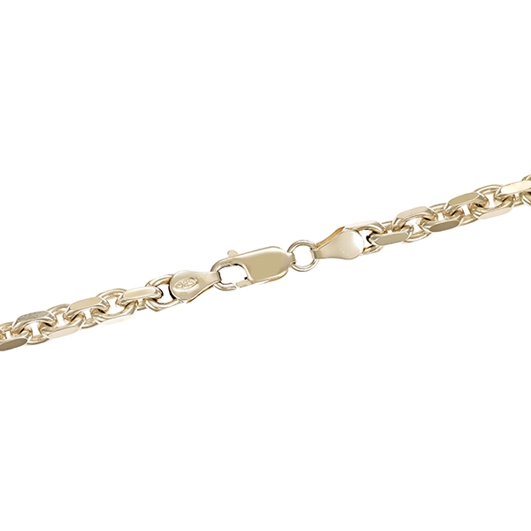 Kette, 925, Silber, Anker-