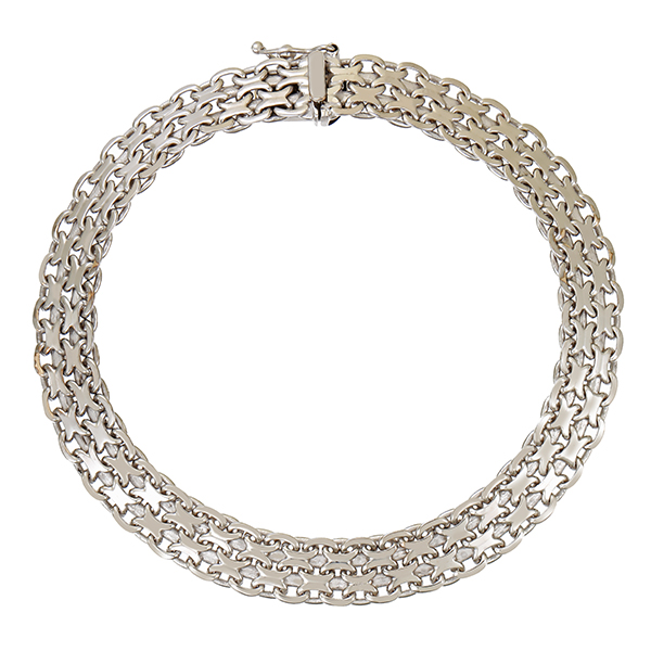 Armband, 14K, Weißgold